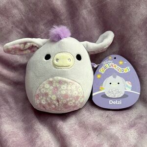 Squishmallows Delzi the Donkey NWT
